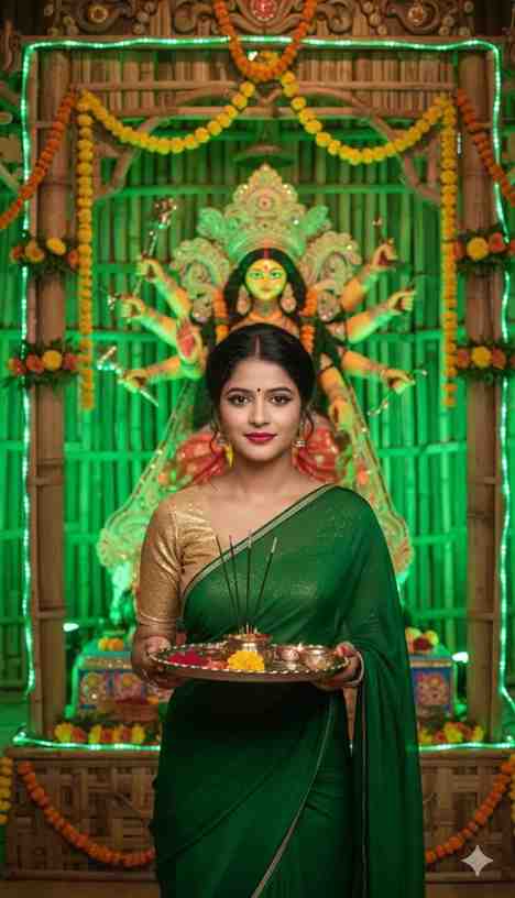 Gemini Navratri Ai Photo Editing Prompt 1 google gemini durga puja prompt